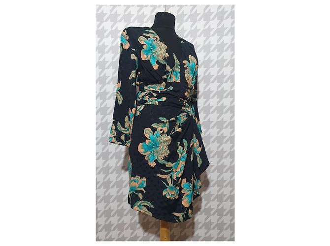 Sandro Floral Viscose Dress Size 36 Multiple colors - view 3