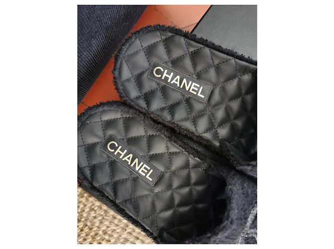 Chanel Muli di spugna Nero - vista 2