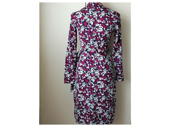 Diane Von Furstenberg Vestido cruzado de mezcla de seda DvF New Jeanne - vista 2