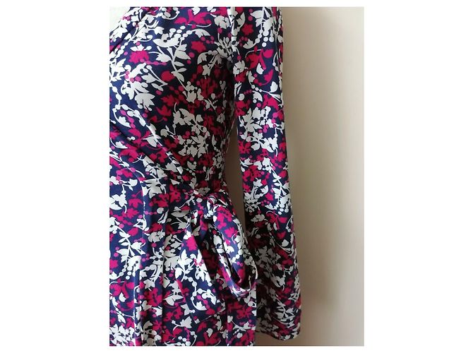 Diane Von Furstenberg Vestido cruzado de mezcla de seda DvF New Jeanne - vista 4