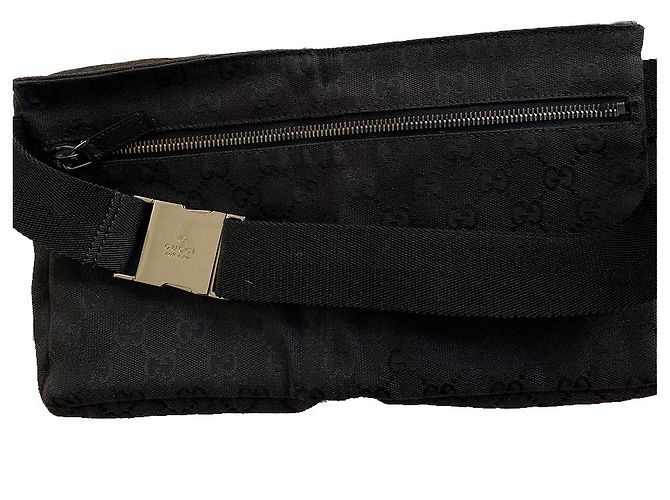 Marsupio Gucci in tela GG nero - vista 4