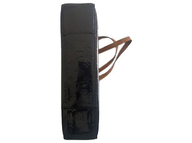Louis Vuitton Borsa in pelle vernis monogramma nera Nero - vista 6