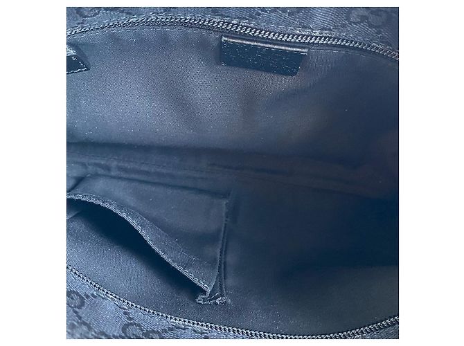 Borsa a spalla Gucci Webline nera rossa verde in tela Nero Rosso - vista 3