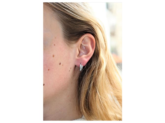 Autre Marque Orecchini in oro bianco e diamanti 18k Argento - vista 5