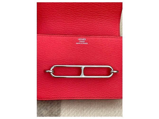 Cartera hermès roulis slim Rosa - vista 6
