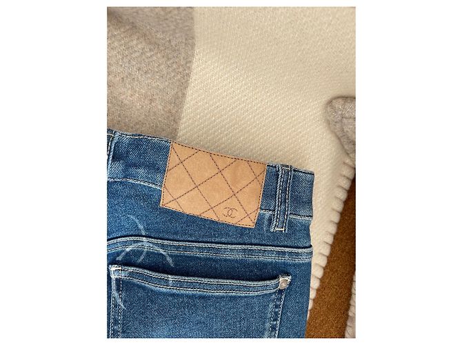 Chanel jeans Blu - vista 3