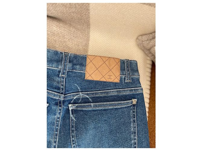 Chanel jeans Blu - vista 4