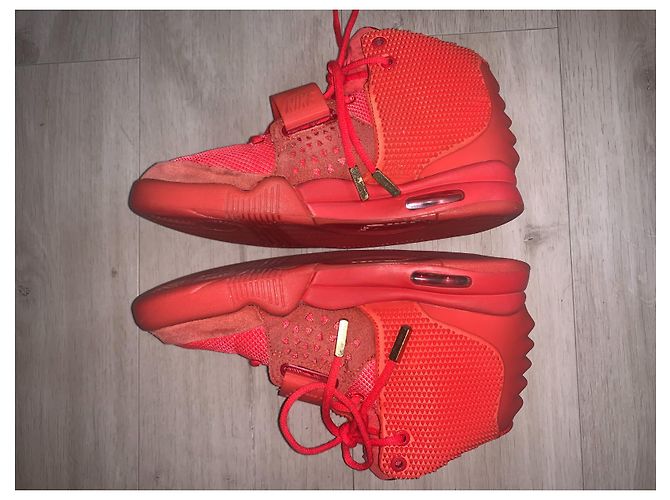 Nike aria yeezy 2 ottobre rosso - vista 2