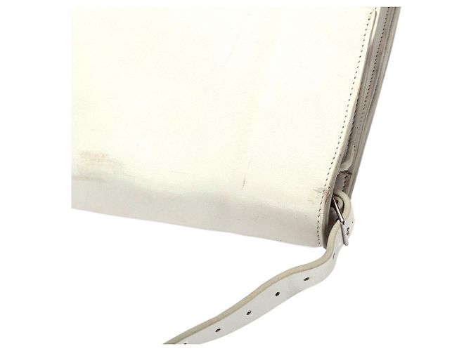 Céline Celine White Blade Borsa a tracolla in pelle - vista 11