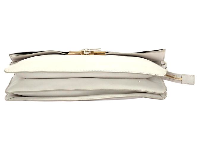 Céline Celine White Blade Borsa a tracolla in pelle - vista 4