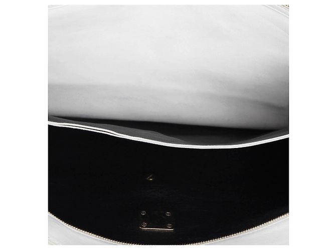 Céline Celine White Blade Borsa a tracolla in pelle - vista 5