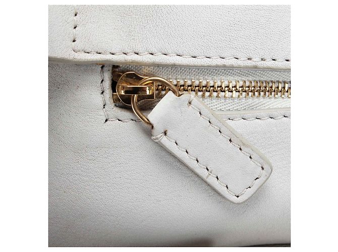 Céline Celine White Blade Borsa a tracolla in pelle - vista 8