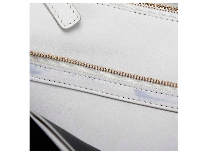 Céline Celine White Blade Borsa a tracolla in pelle - vista 9