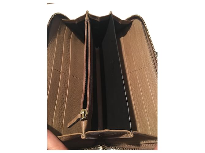 Cartera Gucci Python Marrón y Naranja de Cuero Castaño Impresión de pitón Gold hardware - vista 13