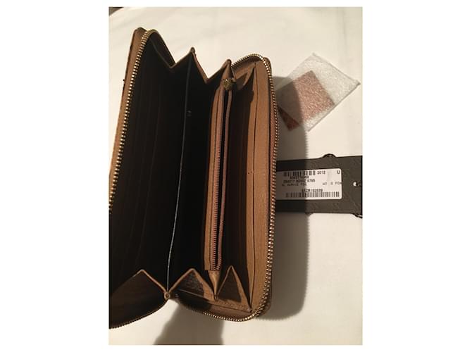 Cartera Gucci Python Marrón y Naranja de Cuero Castaño Impresión de pitón Gold hardware - vista 14
