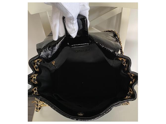Chanel Borsa con patta puzzle Nero - vista 11