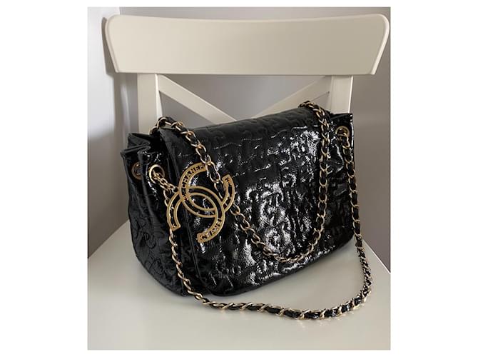 Chanel Borsa con patta puzzle Nero - vista 3