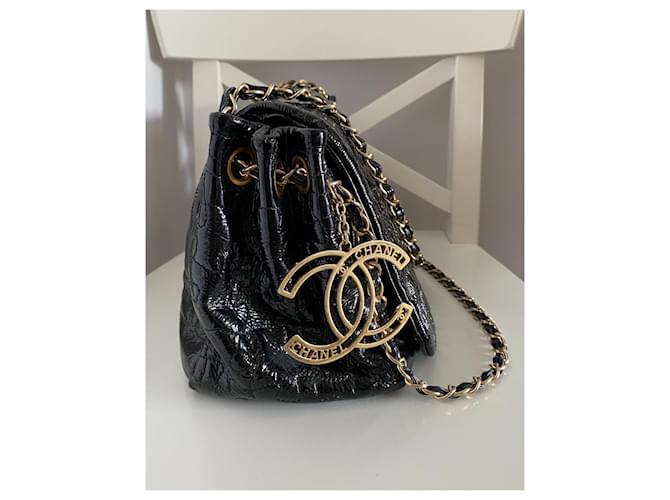 Chanel Borsa con patta puzzle Nero - vista 4