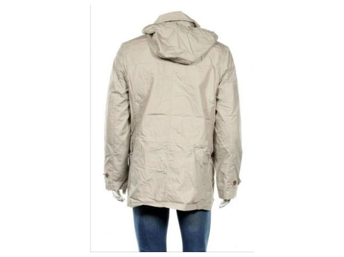 French Connection FCUK 55BAG Trenca impermeable de algodón con capucha Beige - vista 2