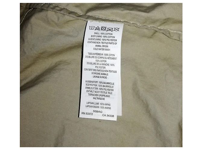 French Connection FCUK 55BAG Trenca impermeable de algodón con capucha Beige - vista 8