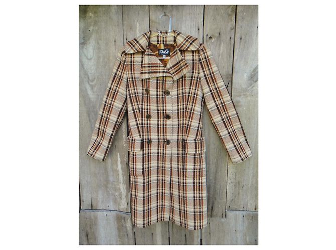 Talla de abrigo Dolce & Gabbana 34 Castaño - vista 6