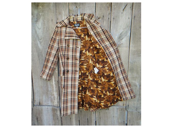 Talla de abrigo Dolce & Gabbana 34 Castaño - vista 8