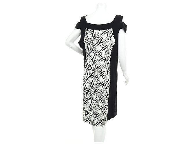 Joseph Ribkoff Kleid Schwarz Weiß - Ansicht 2