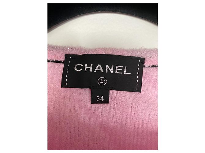T-shirt Chanel in strass Rosa - vista 5