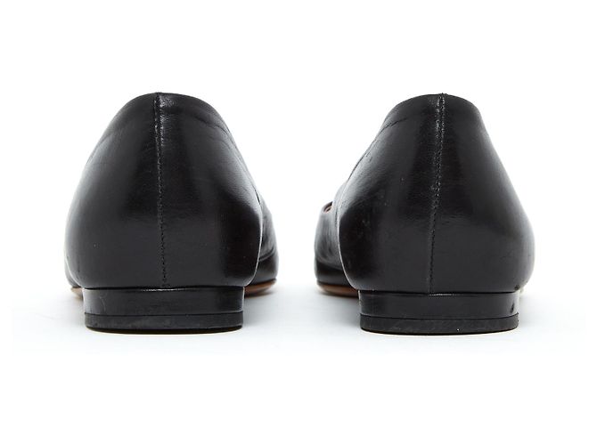 Bailarinas de punta Gucci en cuero negro 37.5 - vista 4