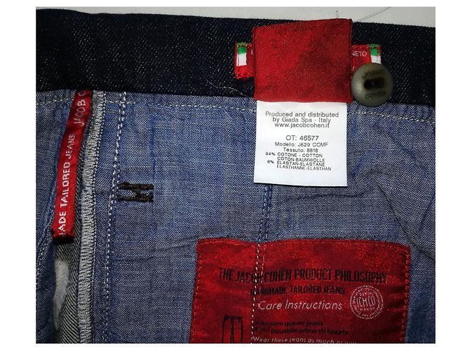 Jacob Cohen J629C Made in Italy handgefertigte maßgeschneiderte Jeans - Ansicht 6