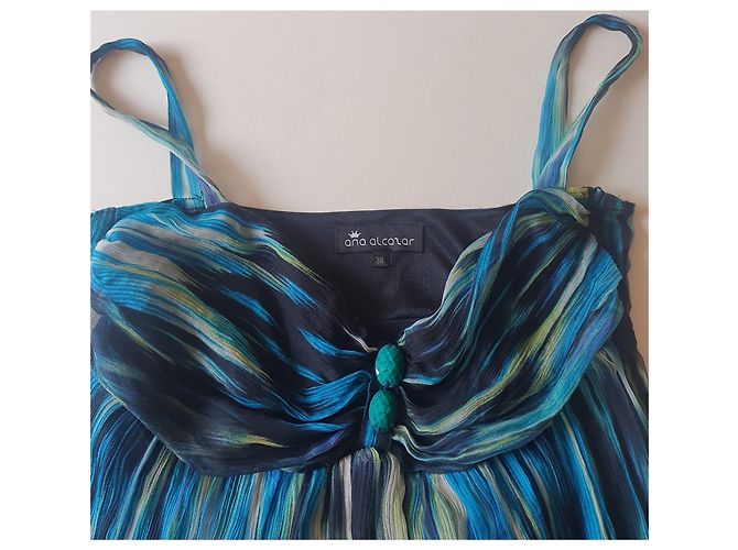 Autre Marque Vestido de seda Ana Alcazar Multicolor - vista 6