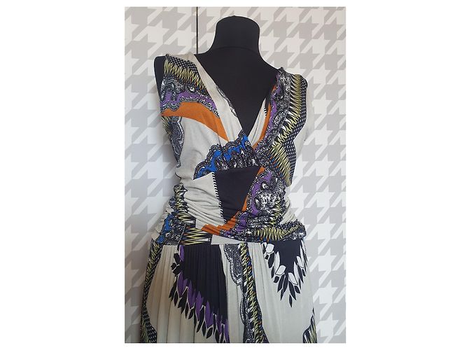 Etro Maxikleid mehrfarbig Viscose Mehrfarben - Ansicht 2