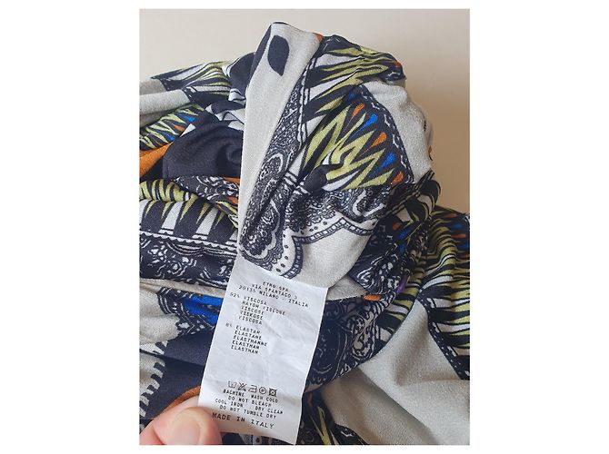 Etro Maxikleid mehrfarbig Viscose Mehrfarben - Ansicht 7