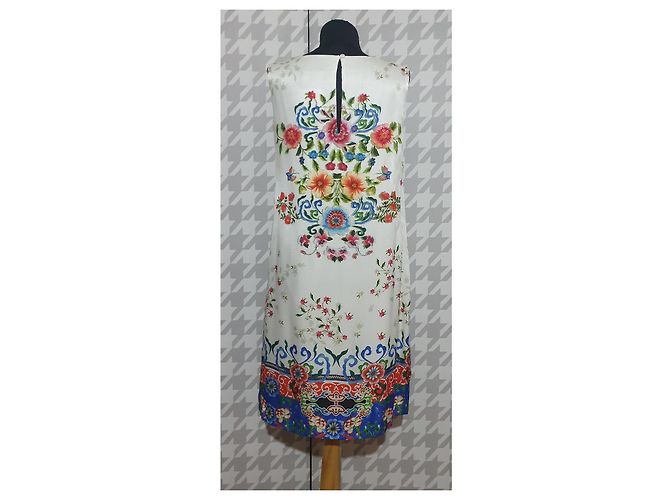 Autre Marque Abito in seta Ana Alcazar bianco e floreale Multicolore - vista 2