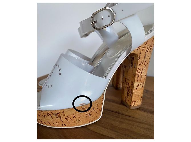 Chanel Sandalen Weiß - Ansicht 10