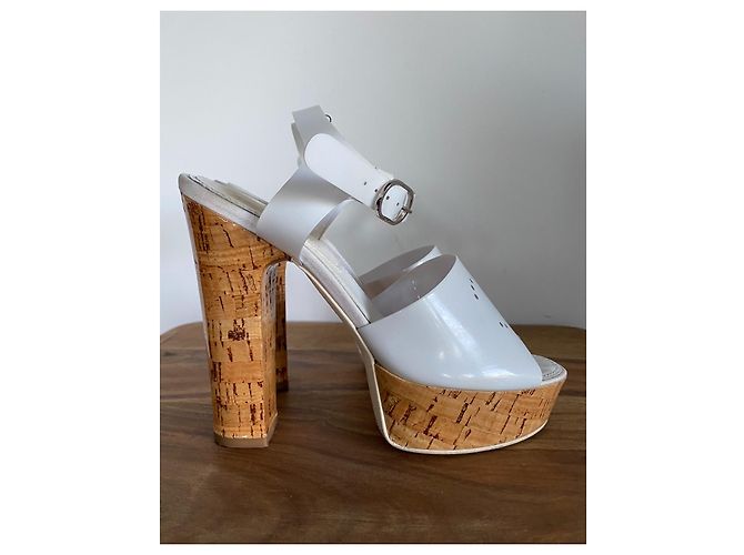 Chanel Sandalen Weiß - Ansicht 2