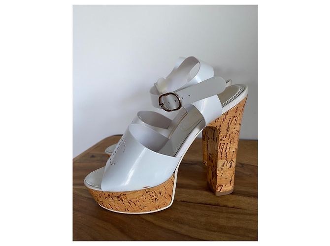 Chanel Sandalen Weiß - Ansicht 3