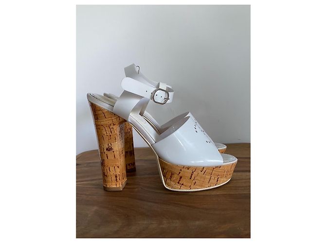 Chanel Sandalen Weiß - Ansicht 4