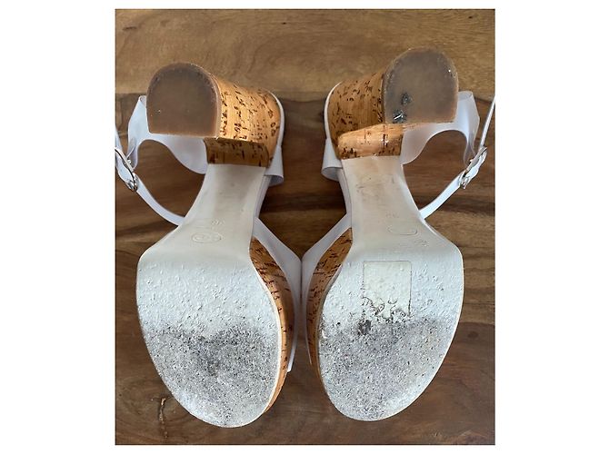 Chanel Sandalen Weiß - Ansicht 8