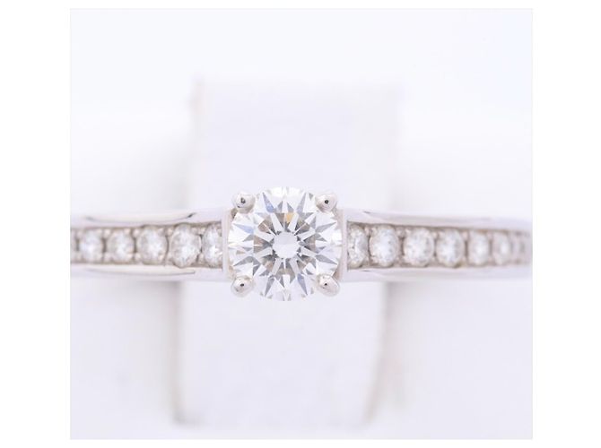 Cartier Solitaire 1895 Anello con diamante solitario 0.33ct Dimensione 56 - vista 4