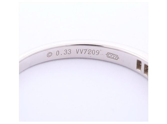 Cartier Solitaire 1895 Anello con diamante solitario 0.33ct Dimensione 56 - vista 5