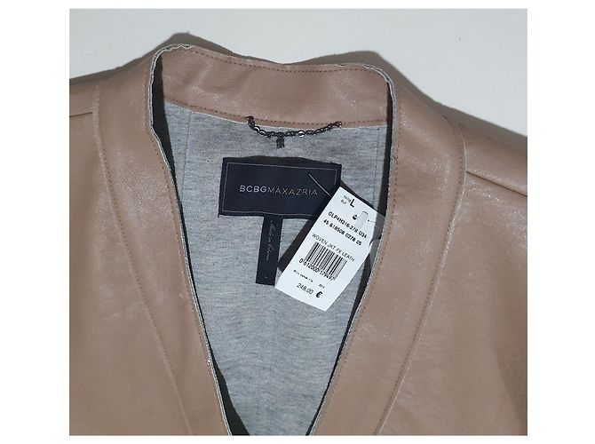 Bcbg Max Azria Kunstlederjacke beige - Ansicht 5