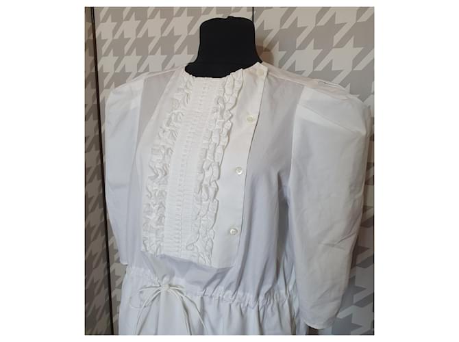 Vestido de algodón blanco See by Chloé - vista 2