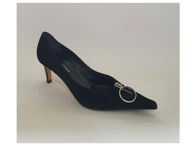 Décolleté Sergio Rossi in camoscio nero - Ansicht 2