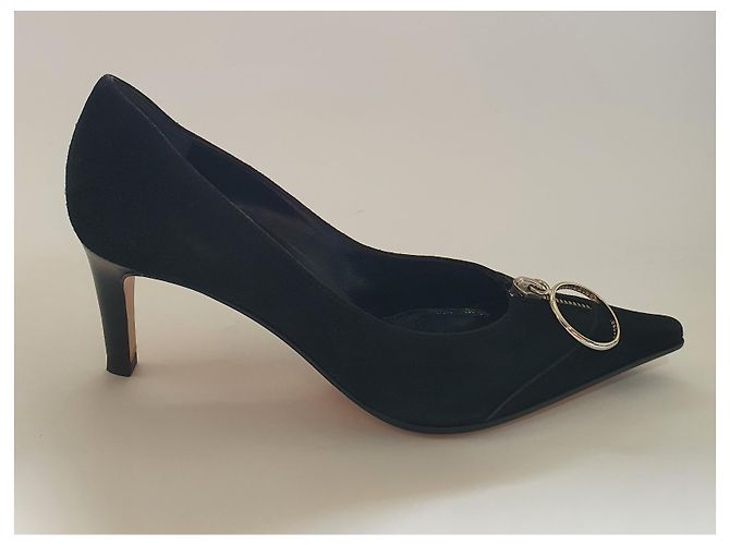 Décolleté Sergio Rossi in camoscio nero - Ansicht 3
