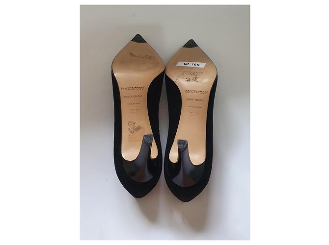 Décolleté Sergio Rossi in camoscio nero - Ansicht 6
