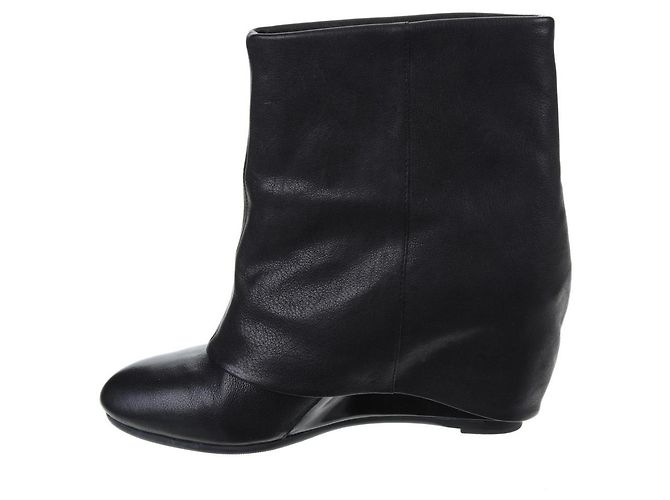 French Connection Lederstiefel schwarz - Ansicht 3