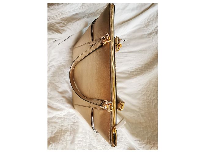 Michael Kors Shopping Bag Blassgold Grained Leder Golden - Ansicht 10