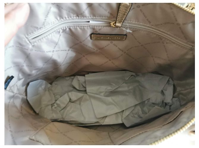 Michael Kors Shopping Bag Blassgold Grained Leder Golden - Ansicht 11