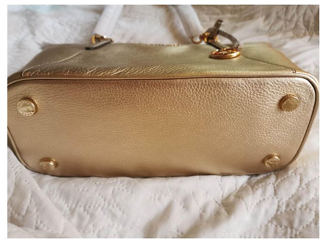 Michael Kors Shopping Bag Blassgold Grained Leder Golden - Ansicht 14
